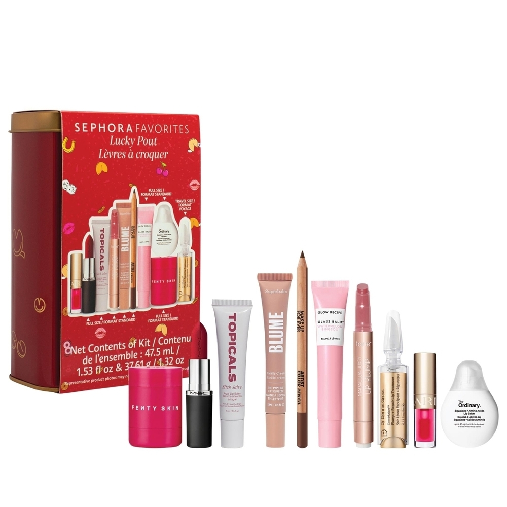 *NWT* SEPHORA FAVORITES 2026 "Lucky Pout" Lip Kit